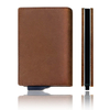 Amazon Hot Selling Crazy Horse Leather Slim RFID Business Credit Card Holder wallet