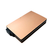 Wholesale Pop Up Double Aluminum Anti-Theft Rfid Blocking Credit Card Holder wallet for Men And Women