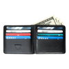 Slim Genuine Leather Card Holder Mini Credit Card Wallet Custom BSCI Supplier Wholesale In China