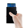 China Metal Pop UP RFID Card Holder For Men Wallets