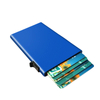 2021 New Style Aluminum Mens Wallet Anti RFID Card Holder